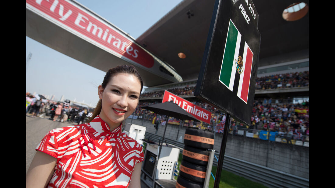Formel 1 - Grid Girls - Grand Prix von China 2015