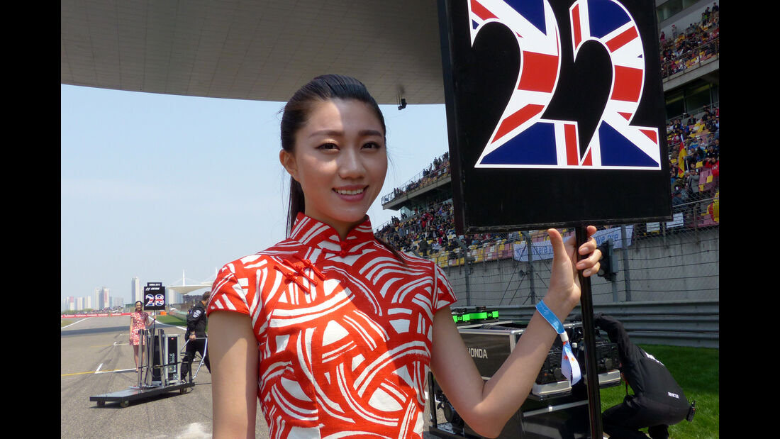 Formel 1 - Grid Girls - Grand Prix von China 2015