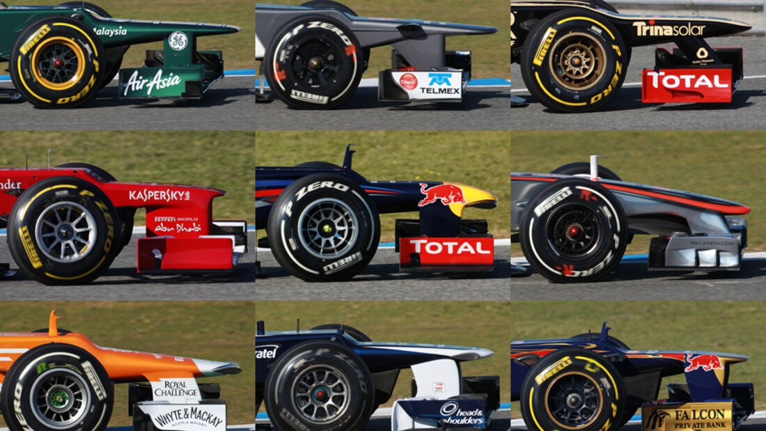 Formel 1 Nasen 2012 Collage