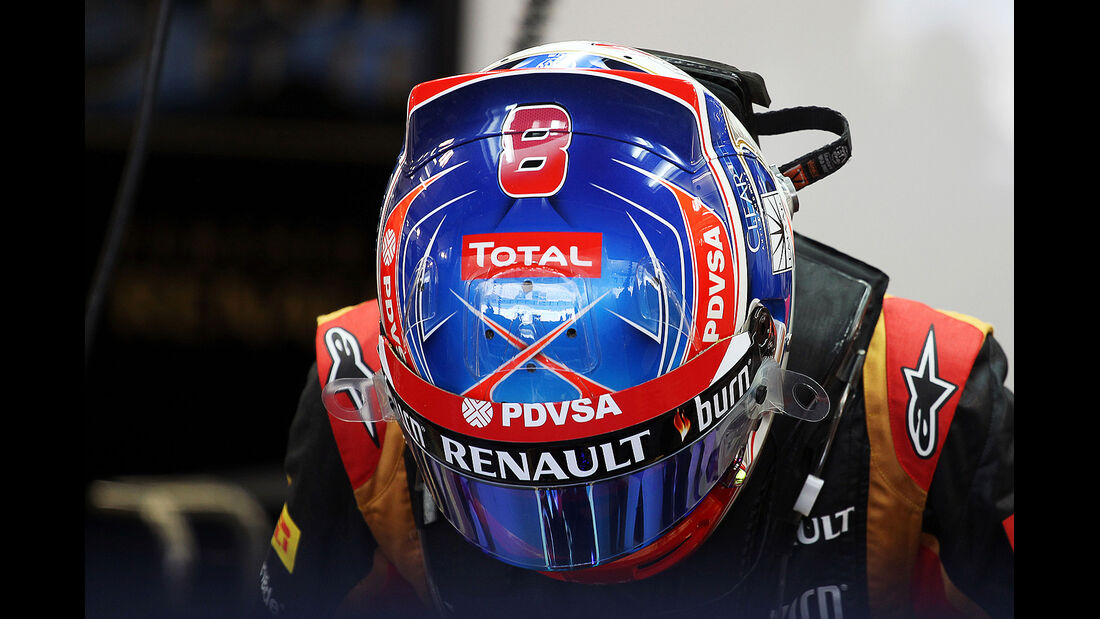 Formel 1, Romain Grosjean, Lotus E22, Bahrain, Test, Tag 1