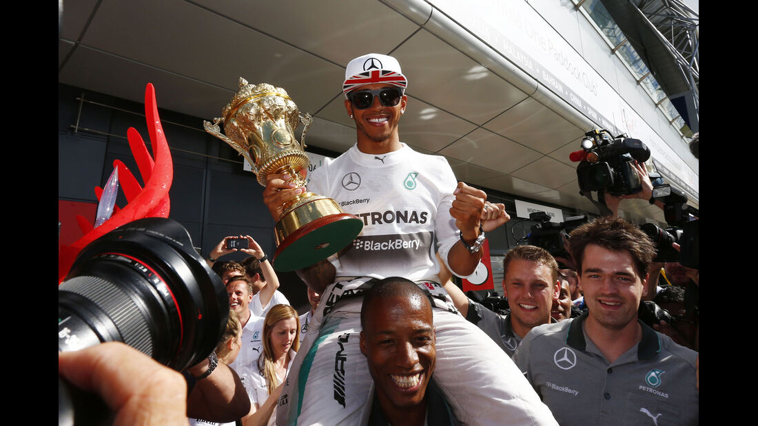Formel 1 - Saison 2014 - GP England - Hamilton - Mercedes
