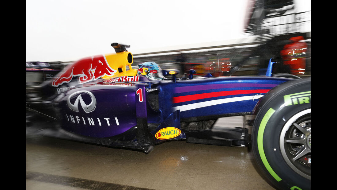 Formel 1 - Saison 2014 - GP England - Vettel - Red Bull