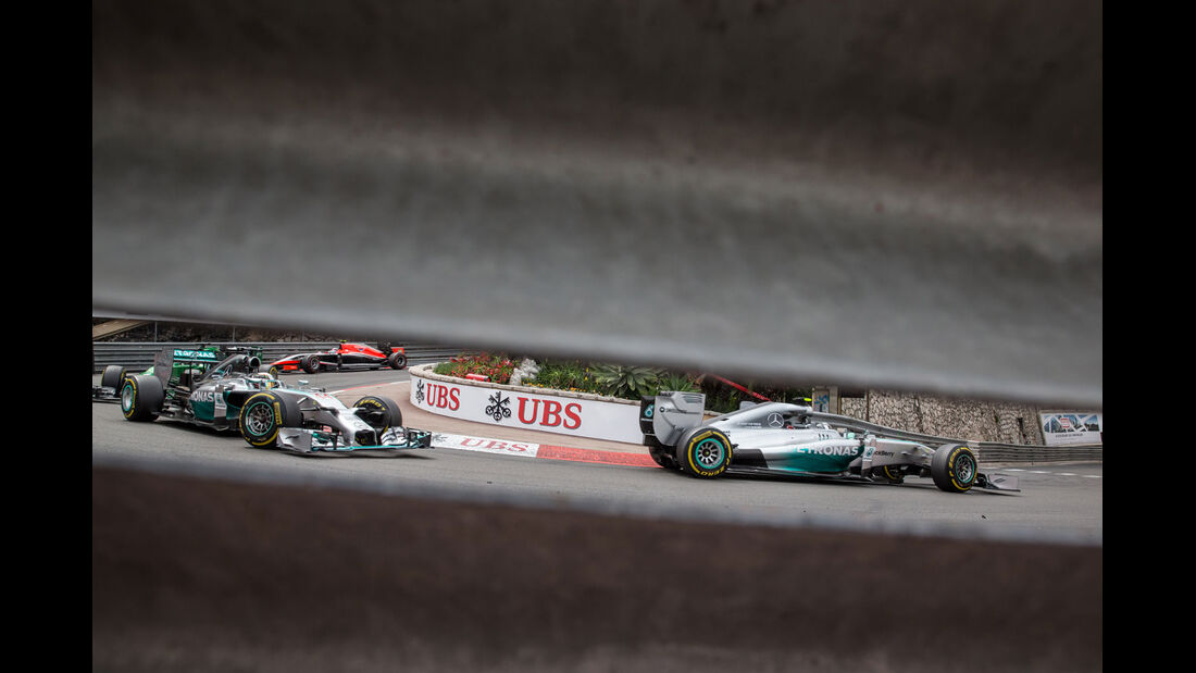 Formel 1 - Saison 2014 - GP Monaco - Rosberg - Hamilton - Mercedes