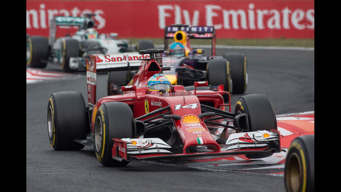 Formel 1 - Saison 2014 - GP Ungarn - Alonso - Ferrari