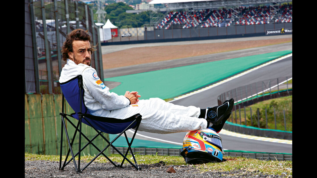Formel 1 - Saison 2015 - Fernando Alonso - McLaren - GP Brasilien 2015