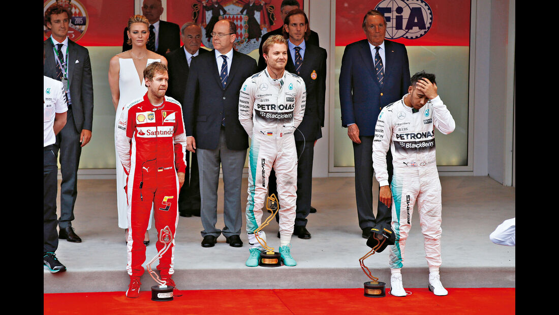 Formel 1 - Saison 2015 - GP Monaco 2015 - Podest