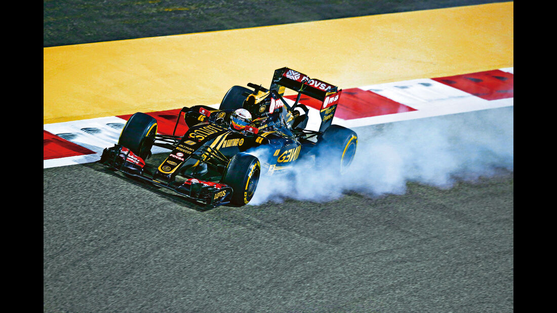 Formel 1 - Saison 2015 - Pastor Maldonado - Lotus - GP Bahrain 2015