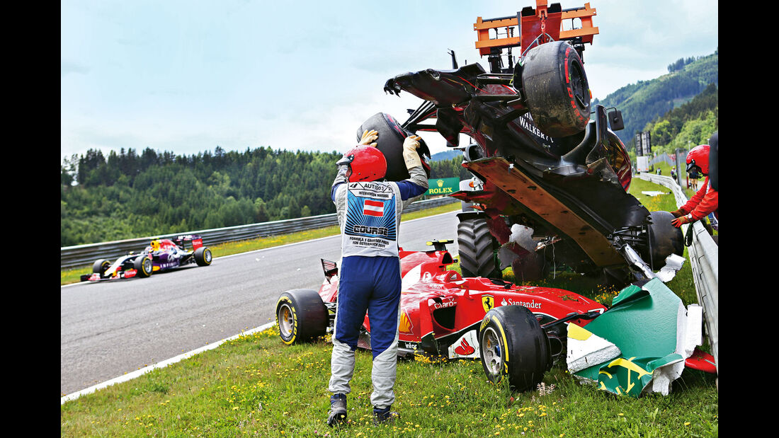 Formel 1 - Saison 2015 - Räikkönen - Alonso - GP Österreich 2015
