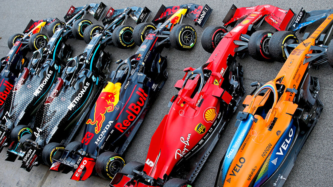 Formel 1 - Saison 2020 - Autos