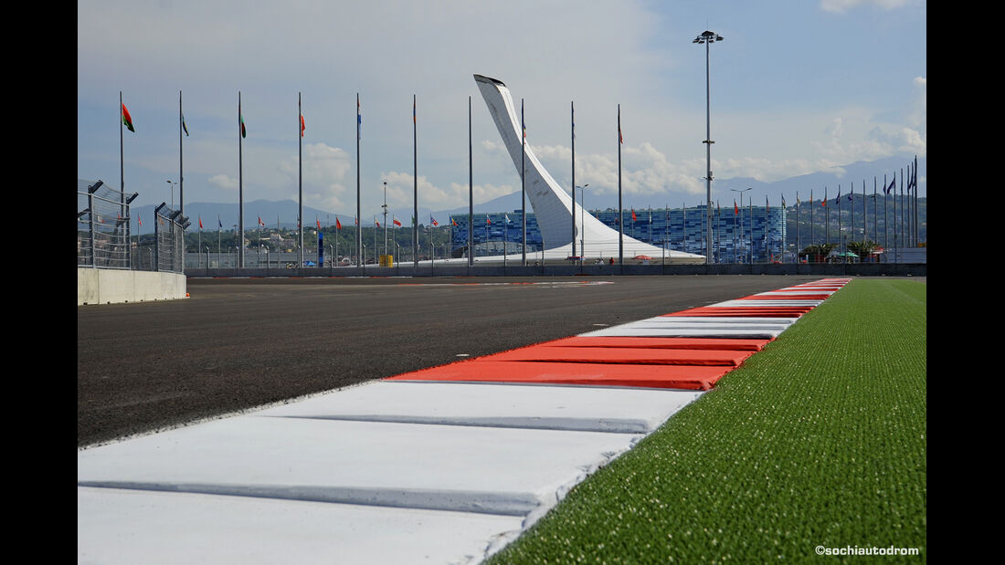 Formel 1-Strecke Sochi - GP Russland 2014