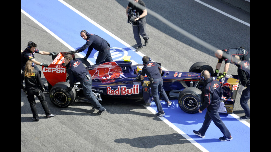Formel 1-Test, Barcelona, 01.03.2012, Jean-Eric Vergne, Toro Rosso