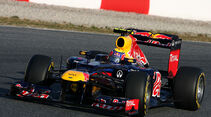 Formel 1-Test, Barcelona, 01.03.2012, Mark Webber, Red Bull