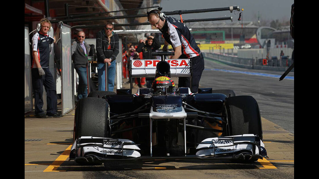 Formel 1-Test, Barcelona, 01.03.2012, Pastor Maldonado, Williams