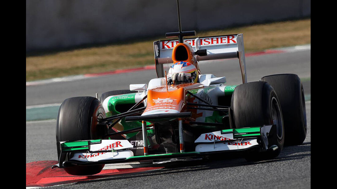 Formel 1-Test, Barcelona, 01.03.2012, Paul di Resta, Force India
