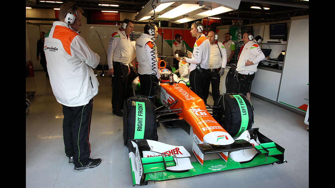 Formel 1-Test, Barcelona, 01.03.2012, Paul di Resta, Force India