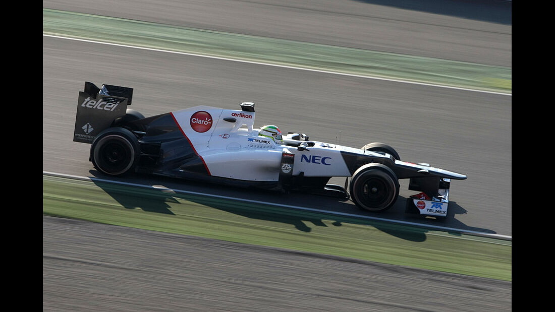 Formel 1-Test, Barcelona, 01.03.2012, Sergio Perez, Sauber