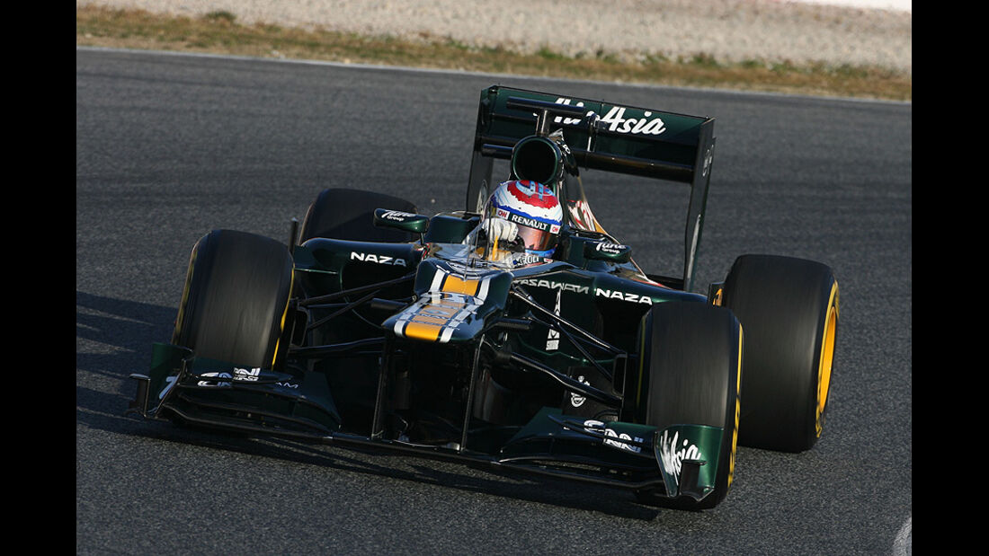 Formel 1-Test, Barcelona, 01.03.2012, Vitaly Petrov, Caterham