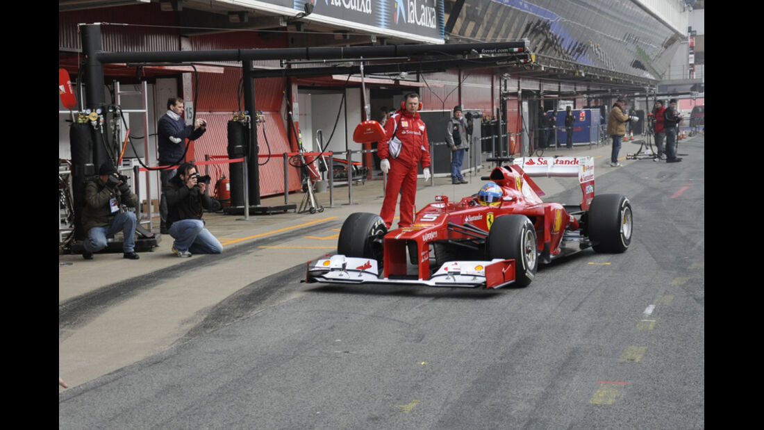 Formel 1-Test, Barcelona, 02.03.2012, Fernando Alonso, Ferrari