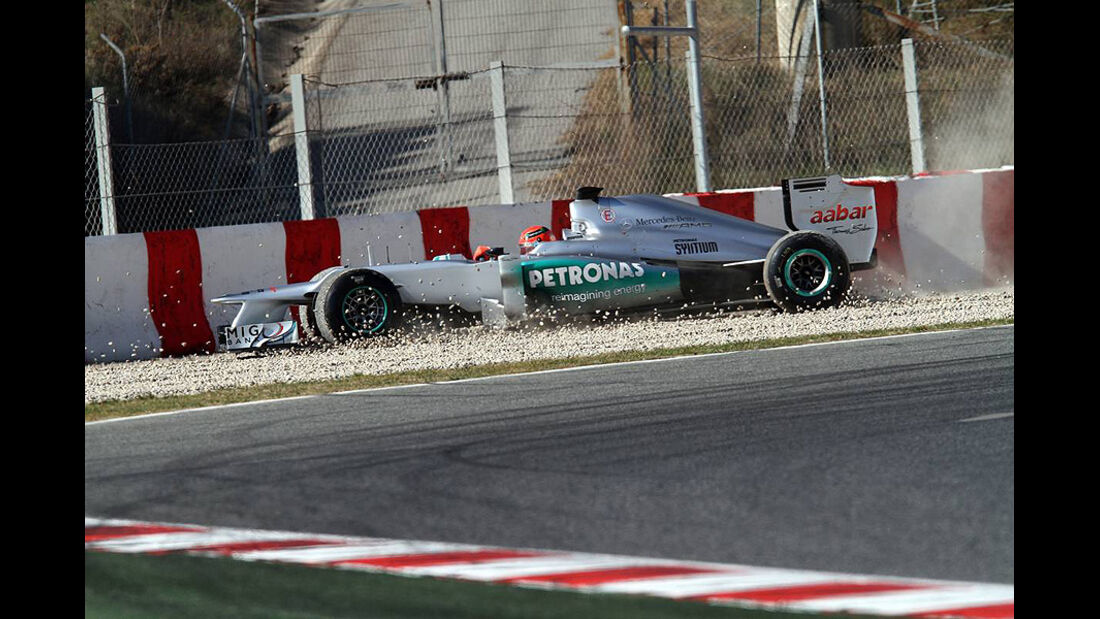 Formel 1-Test, Barcelona, 02.03.2012, Michael Schumacher, Mercedes GP