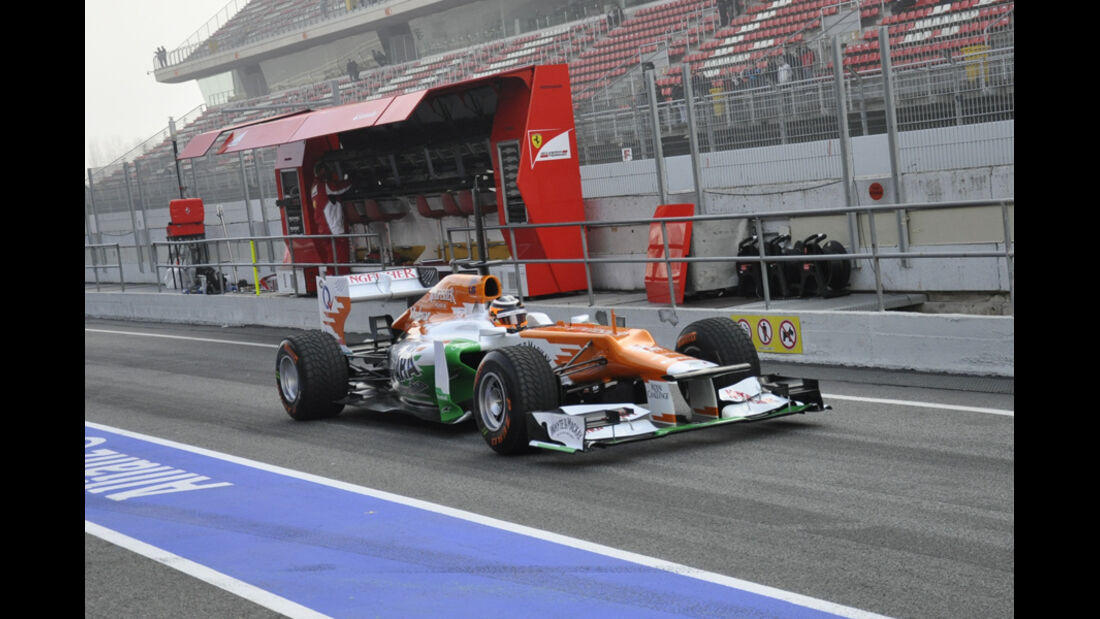 Formel 1-Test, Barcelona, 02.03.2012, Nico Hülkenberg, Force India