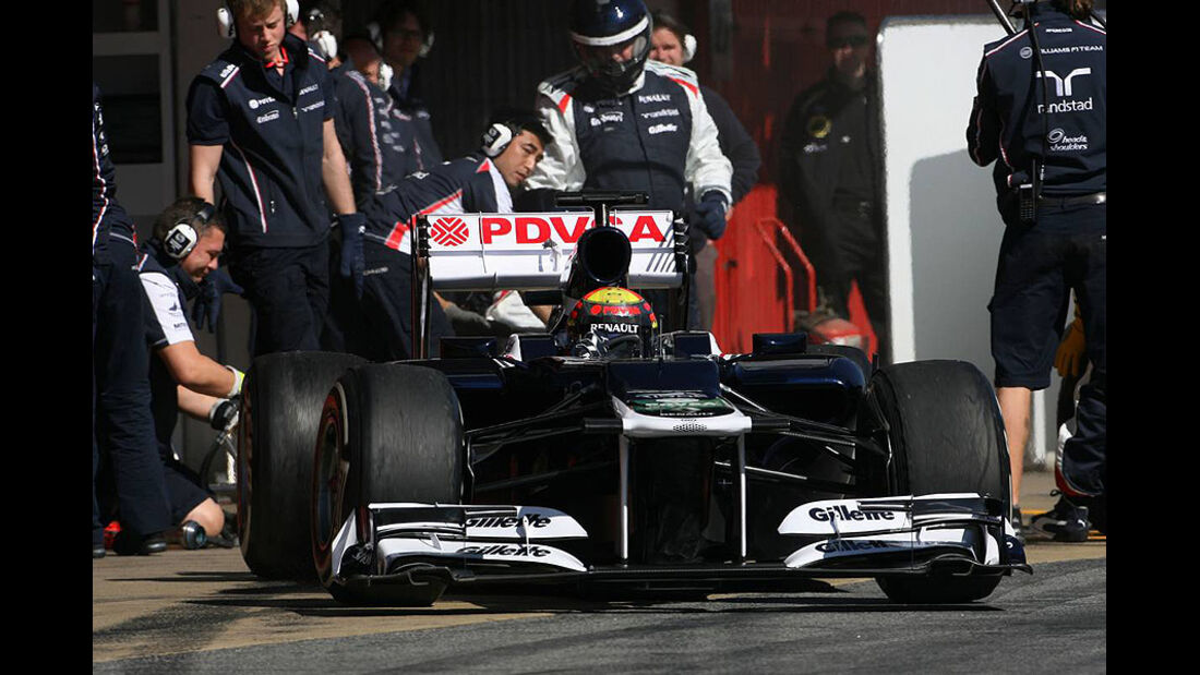 Formel 1-Test, Barcelona, 02.03.2012, Pastor Maldonado, Williams