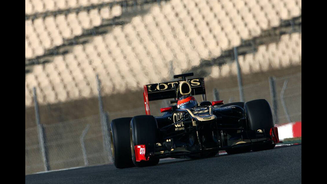 Formel 1-Test, Barcelona, 02.03.2012, Romain Grosjean, Lotus Renault GP