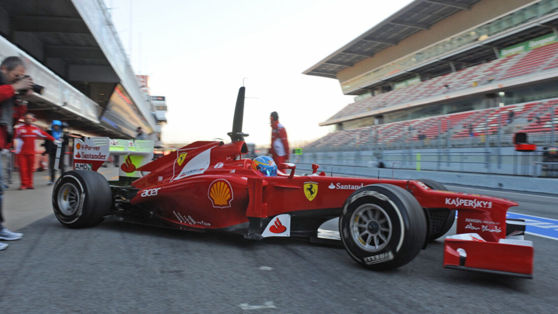 Formel 1-Test, Barcelona, 21.2.2012, Fernando Alonso, Ferrari