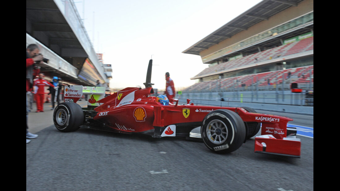 Formel 1-Test, Barcelona, 21.2.2012, Fernando Alonso, Ferrari