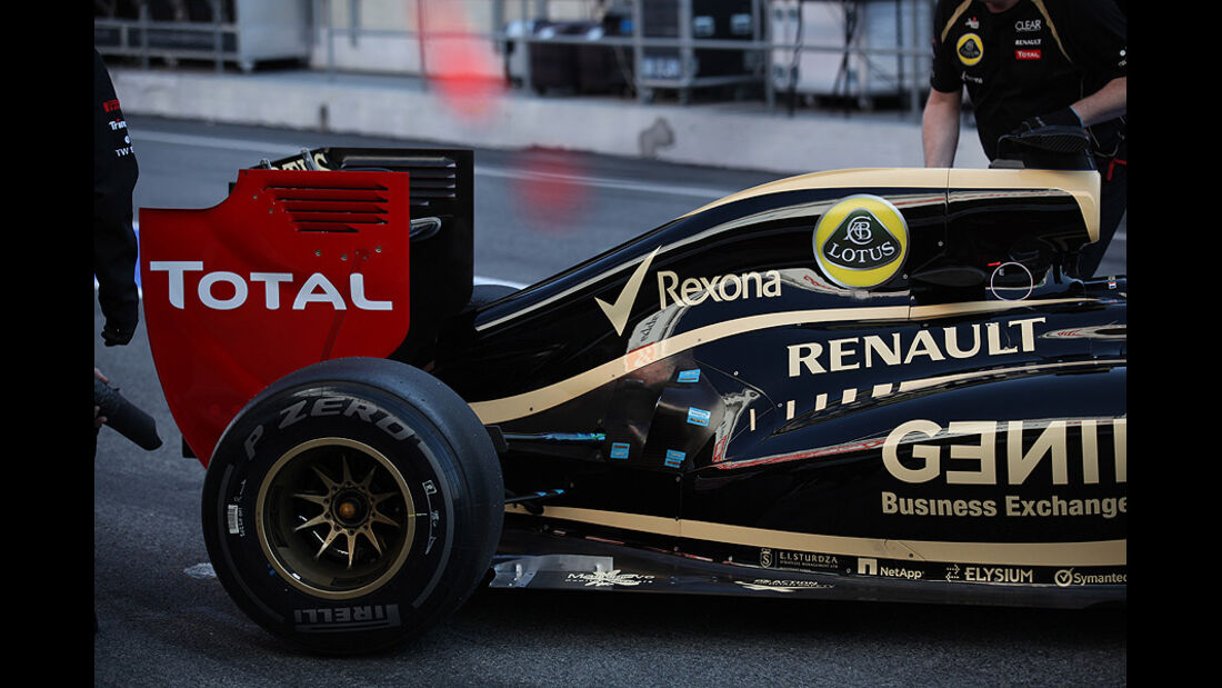 Formel 1-Test, Barcelona, 21.2.2012, Romain Grosjean, Lotus Renault GP
