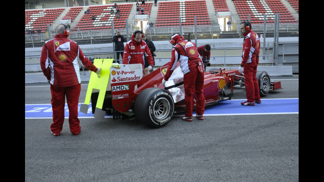 Formel 1-Test, Barcelona, 22.2.2012, Fernando Alonso, Ferrari
