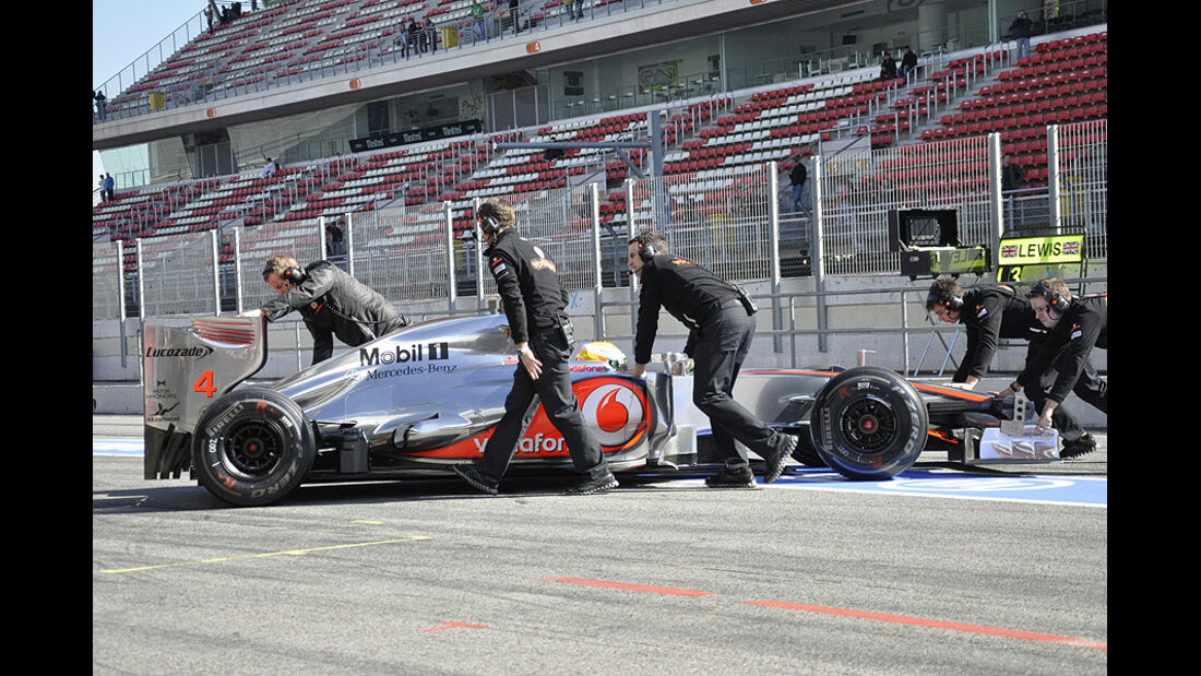 Formel 1-Test, Barcelona, 22.2.2012, Lewis Hamilton, McLaren
