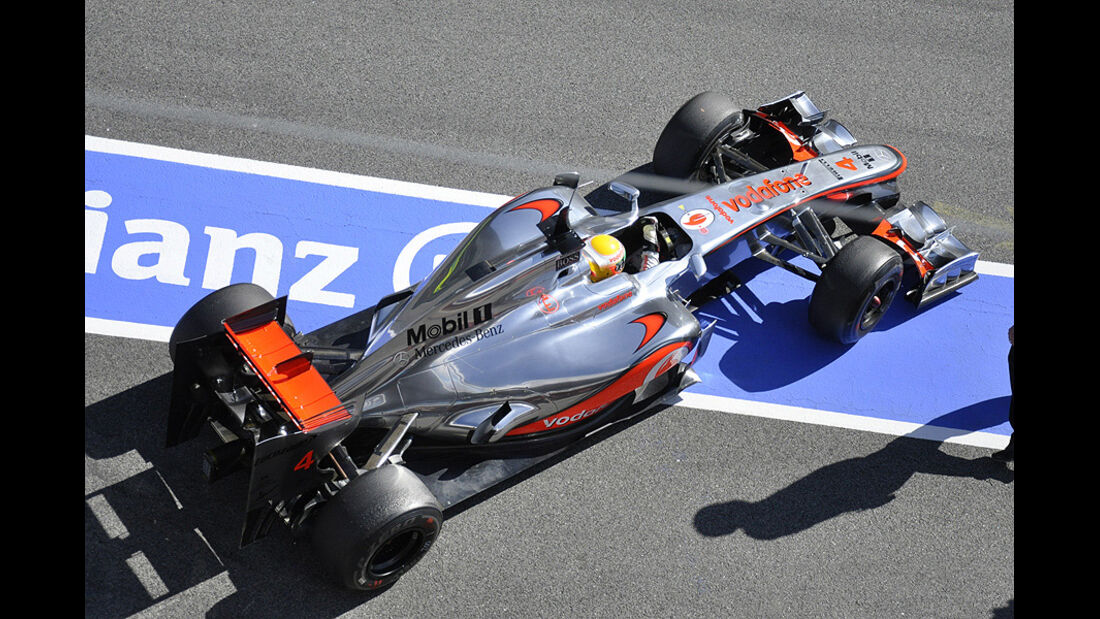 Formel 1-Test, Barcelona, 22.2.2012, Lewis Hamilton, McLaren
