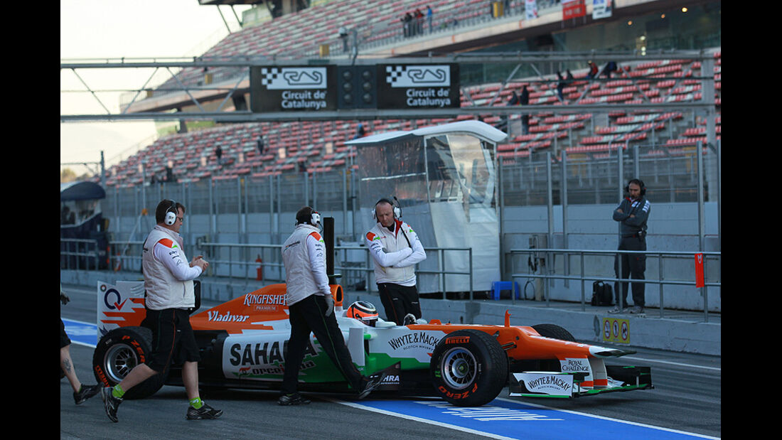 Formel 1-Test, Barcelona, 22.2.2012, Nico Hülkenberg, Force India