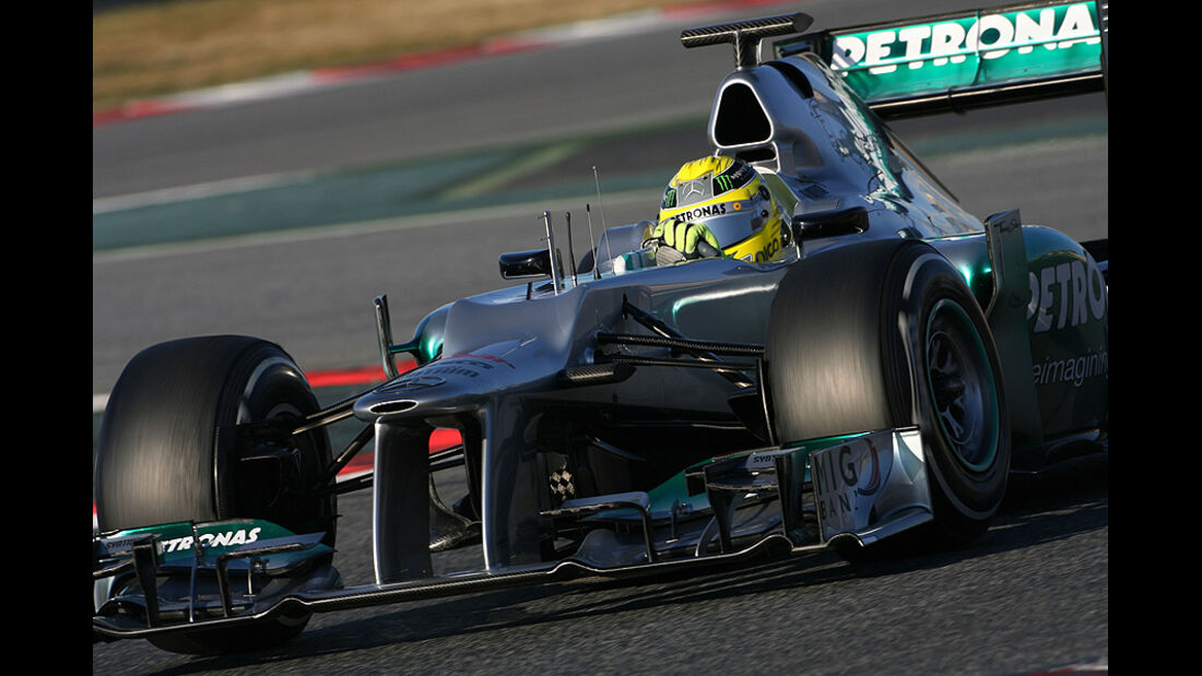 Formel 1-Test, Barcelona, 22.2.2012, Nico Rosberg, Mercedes GP
