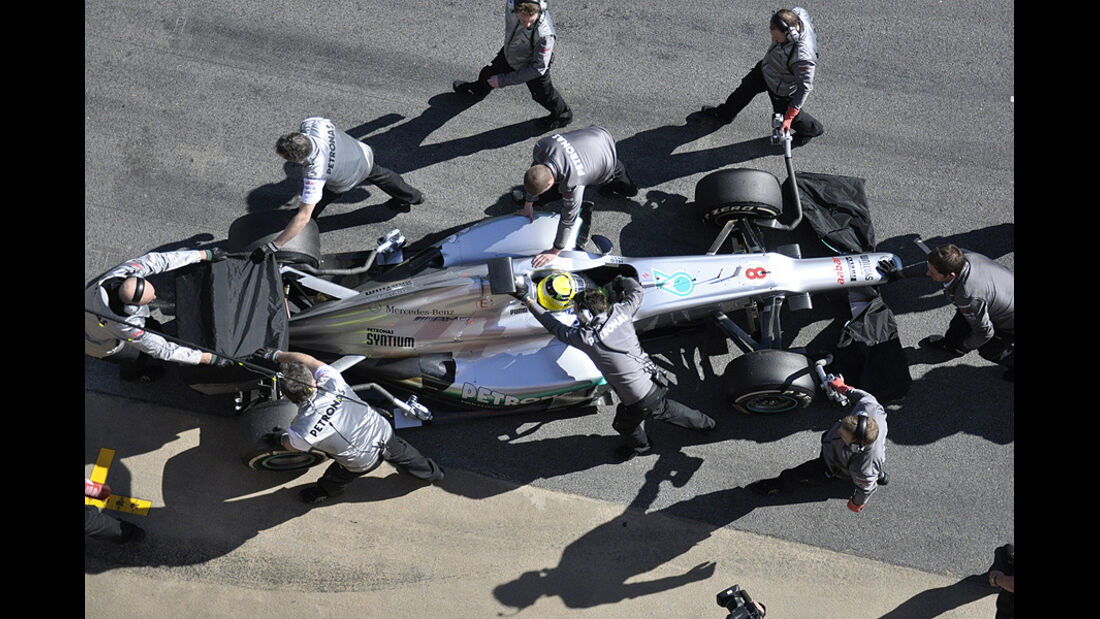 Formel 1-Test, Barcelona, 22.2.2012, Nico Rosberg, Mercedes GP