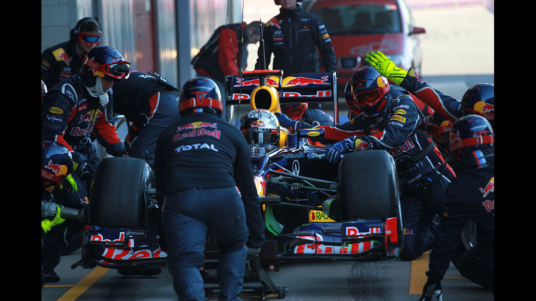 Formel 1-Test, Barcelona, 22.2.2012, Sebastian Vettel, Red Bull