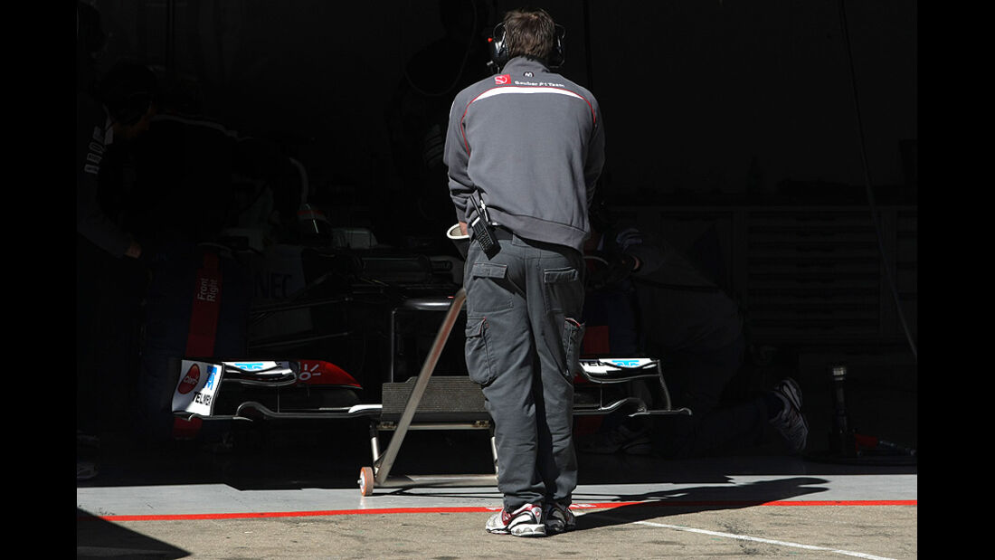 Formel 1-Test, Barcelona, 22.2.2012, Sergio Perez, Sauber