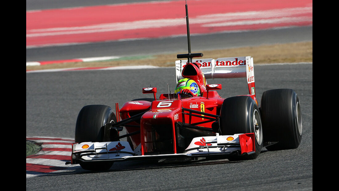 Formel 1-Test, Barcelona, 23.2.2012, Felipe Massa, Ferrari