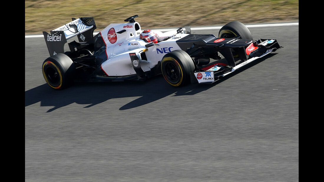 Formel 1-Test, Barcelona, 23.2.2012, Kamui Kobayashi, Sauber