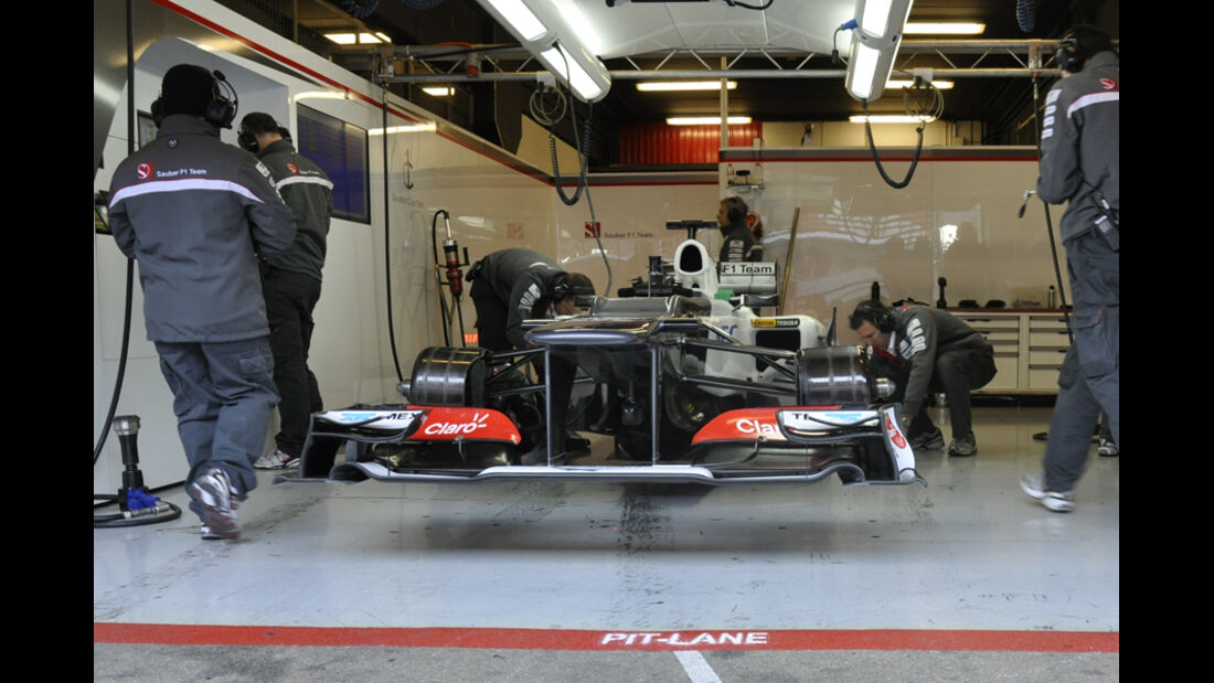Formel 1-Test, Barcelona, 23.2.2012, Kamui Kobayashi, Sauber