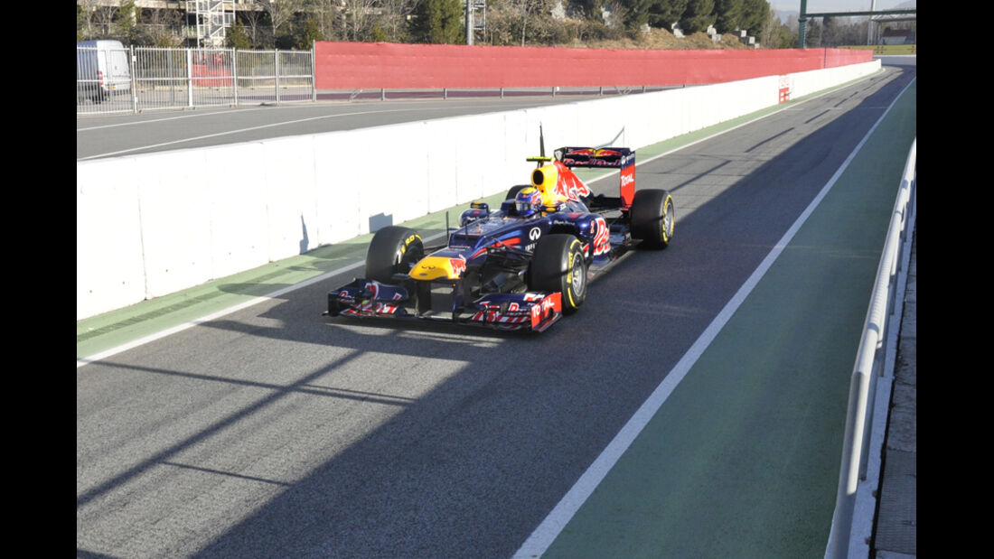 Formel 1-Test, Barcelona, 23.2.2012, Mark Webber, Red Bull