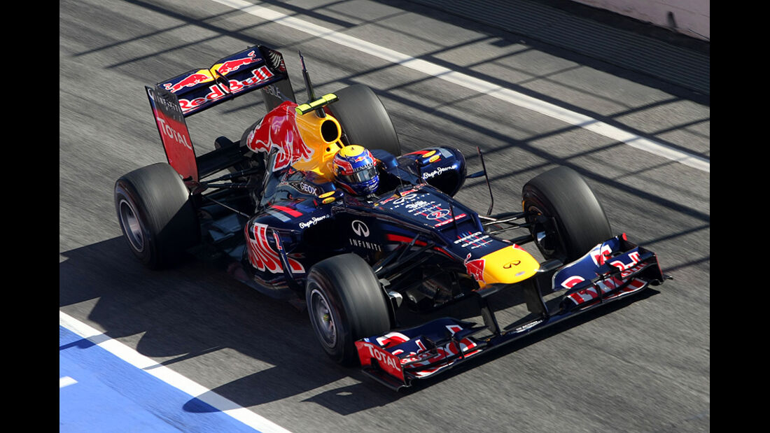Formel 1-Test, Barcelona, 23.2.2012, Mark Webber, Red Bull