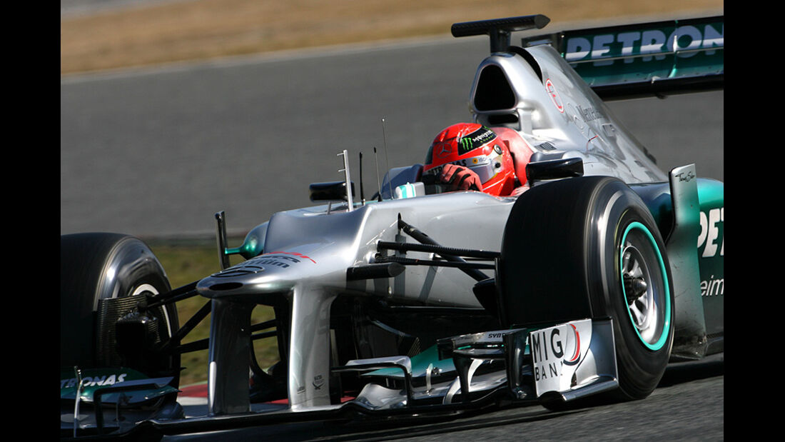 Formel 1-Test, Barcelona, 23.2.2012, Michael Schumacher, Mercedes GP