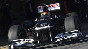 Formel 1-Test, Barcelona, 23.2.2012, Pastor Maldonado, Williams