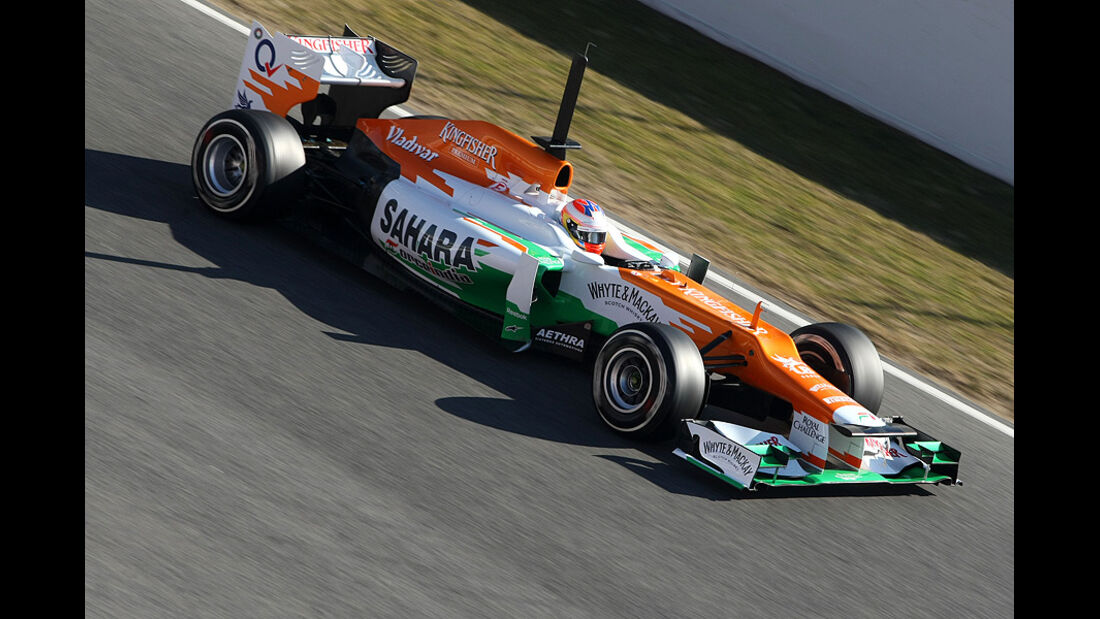 Formel 1-Test, Barcelona, 23.2.2012, Paul di Resta, Force India