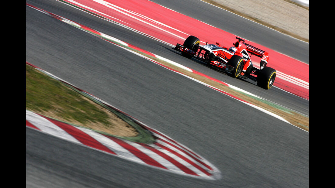 Formel 1-Test, Barcelona, 23.2.2012, Timo Glock, Marussia F1