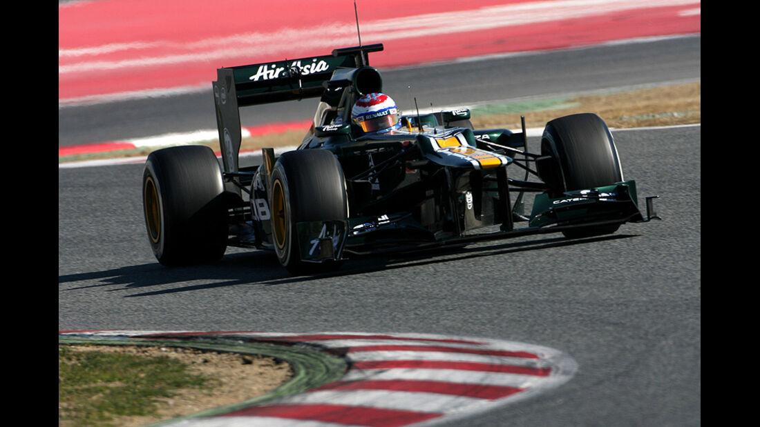 Formel 1-Test, Barcelona, 23.2.2012, Vitaly Petrov, Caterham