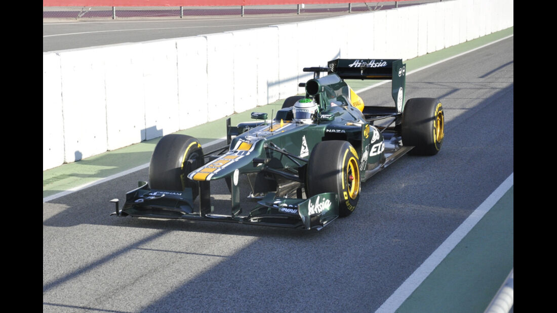 Formel 1-Test, Barcelona, 24.2.2012, Heikki Kovalainen, Caterham