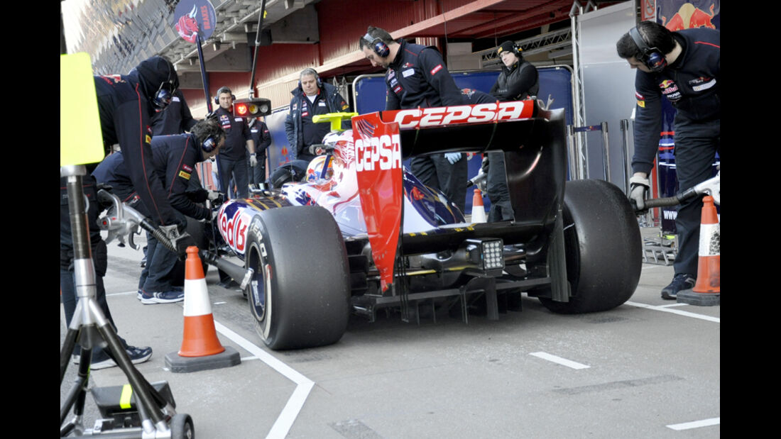 Formel 1-Test, Barcelona, 24.2.2012, Jean-Eric Vergne, Toro Rosso