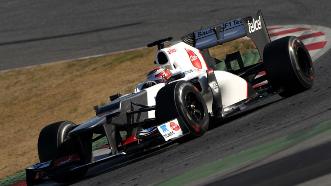 Formel 1-Test, Barcelona, 24.2.2012, Kamui Kobayashi, Sauber